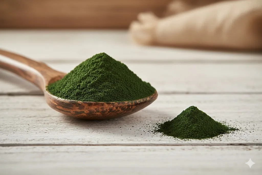 espirulina en polvo